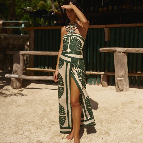 Johanna Ortiz Dresses & Skirts - NWT Johanna Ortiz Ancient Peru Dress in Green Size 2